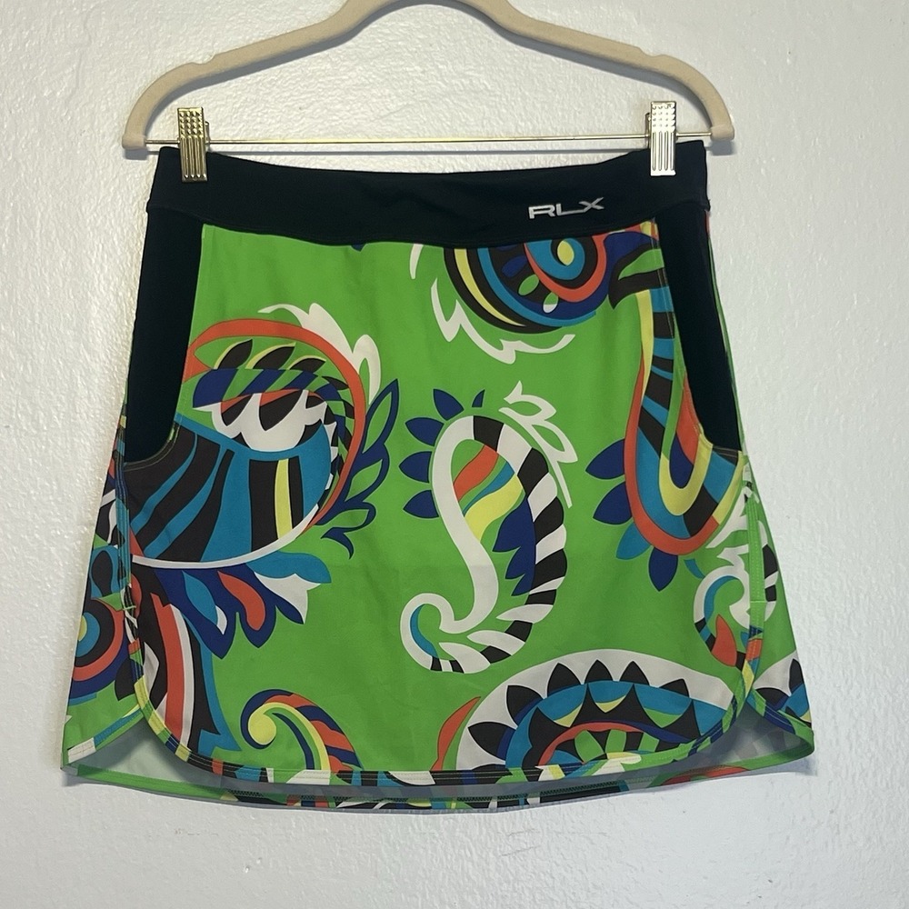 RLX Ralph Lauren Women's Golf Skort Multicolor‎ Size S Colorful
